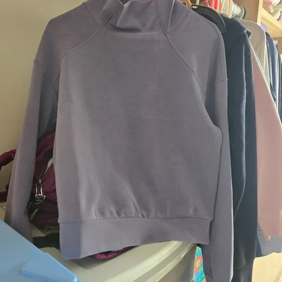 lululemon athletica Softstreme Funnel Neck in Purple - Picture 2 of 2